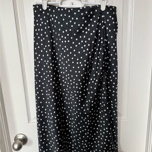Polka Dot Black Skirt